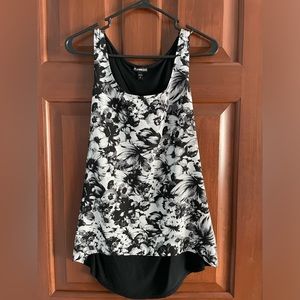 Express floral tank top